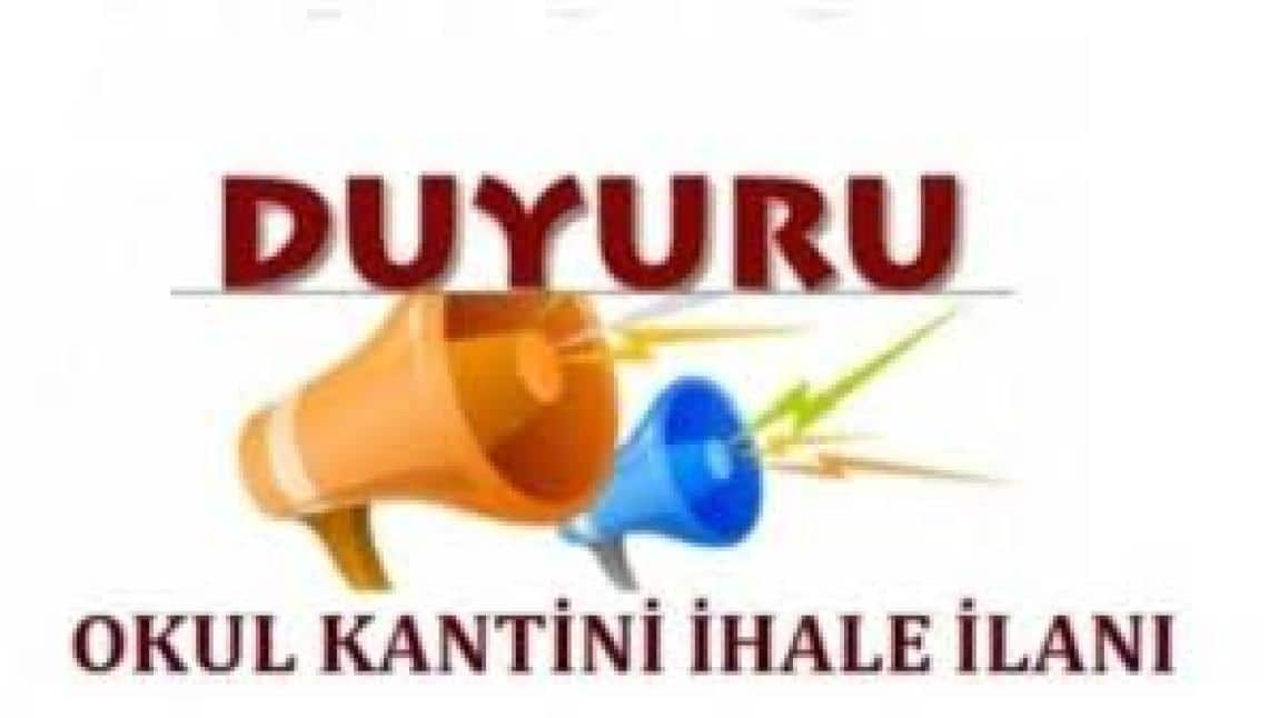 2025-2026 KANTİN İHALESİ İLANI 